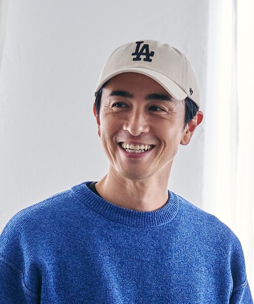'47（フォーティーセブン）の「47CLEAN UP LAキャップ（キャップ・メンズ・ネイビー/ベージュ/オフホワイト/ブラック/ライトグレー/コバルトブルー/ダークグリーン・FREE）」の8枚目の写真