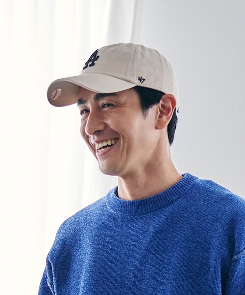 '47（フォーティーセブン）の「47CLEAN UP LAキャップ（キャップ・メンズ・ネイビー/ベージュ/オフホワイト/ブラック/ライトグレー/コバルトブルー/ダークグリーン・FREE）」の9枚目の写真