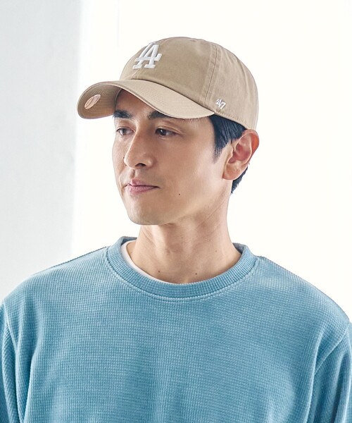 '47（フォーティーセブン）の「47CLEAN UP LAキャップ（キャップ・メンズ・ネイビー/ベージュ/オフホワイト/ブラック/ライトグレー/コバルトブルー/ダークグリーン・FREE）」の14枚目の写真