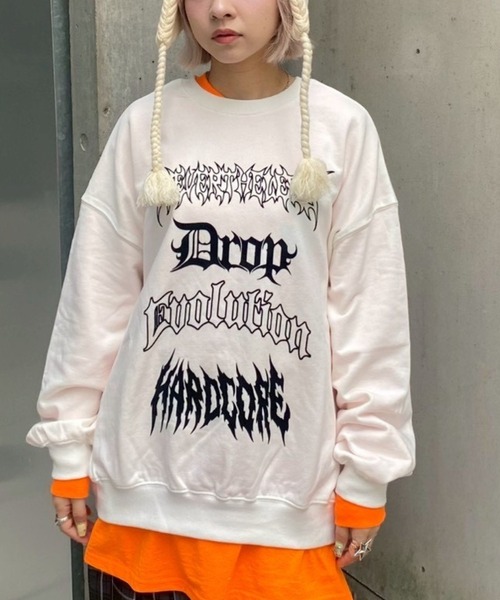 Candy Stripper(キャンディストリッパー)の「NEVERTHELESS スウェット(スウェット・レディース・ブラック/オフホワイト・FREE)」の1枚目の写真