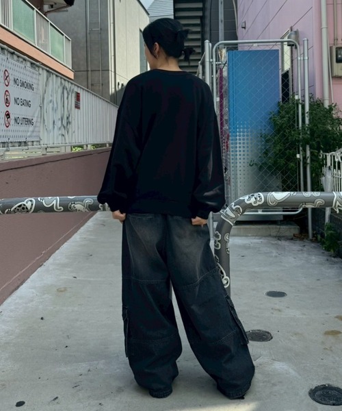 Candy Stripper(キャンディストリッパー)の「NEVERTHELESS スウェット(スウェット・レディース・ブラック/オフホワイト・FREE)」の5枚目の写真