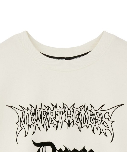 Candy Stripper(キャンディストリッパー)の「NEVERTHELESS スウェット(スウェット・レディース・ブラック/オフホワイト・FREE)」の8枚目の写真