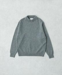 URBAN RESEARCH | new basic　CASHMERE SILK MOULINE CREW-NECK KNIT(ニット/セーター)
