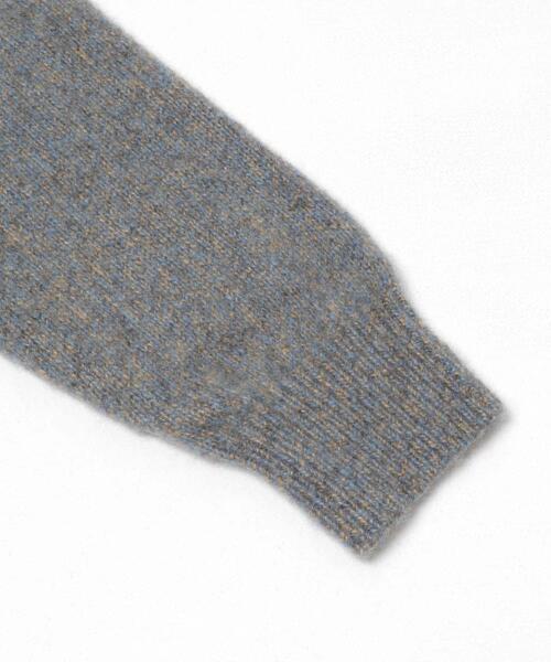URBAN RESEARCH(アーバンリサーチ)の「new basic CASHMERE SILK MOULINE CREW-NECK KNIT(ニット/セーター・メンズ・チャコールグレー/グレー系その他・MEDIUM/X-LARGE/LARGE)」の7枚目の写真