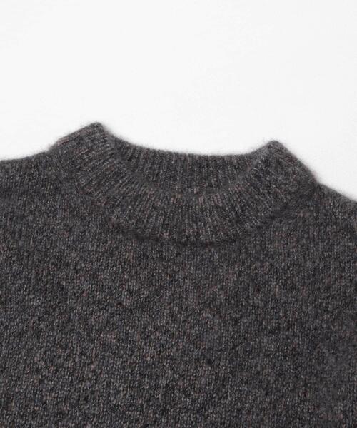 URBAN RESEARCH(アーバンリサーチ)の「new basic CASHMERE SILK MOULINE CREW-NECK KNIT(ニット/セーター・メンズ・チャコールグレー/グレー系その他・MEDIUM/X-LARGE/LARGE)」の13枚目の写真
