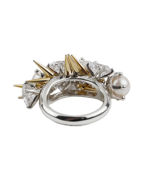 e.m.（イーエム）の「スタッズシルバーリング/SILVER/NEWCOLLECTION/レディース/メンズ（リング・レディース・シルバー・L）」の3枚目の写真