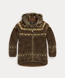 ブラウン フリース ポンチョ TB ボアフリースジャケット ブラウン | OLD×NEW OUTFITTERS