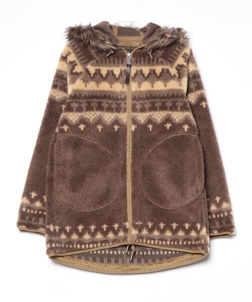 フェイクファートリム フリース ジャケット（その他アウター）｜RRL