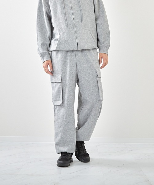 VIBGYOR(ヴィブジョー)の「TCポンチワイドカーゴパンツ(CN)(カーゴパンツ・メンズ・杢グレー/ブラック/ライトグレー・X-LARGE/LARGE/MEDIUM)」の3枚目の写真