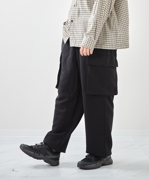 VIBGYOR(ヴィブジョー)の「TCポンチワイドカーゴパンツ(CN)(カーゴパンツ・メンズ・杢グレー/ブラック/ライトグレー・X-LARGE/LARGE/MEDIUM)」の7枚目の写真