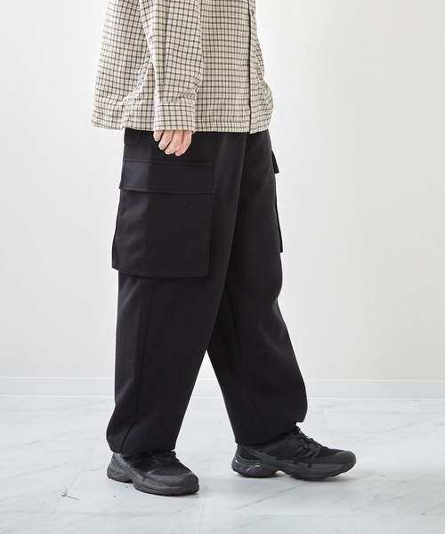 VIBGYOR(ヴィブジョー)の「TCポンチワイドカーゴパンツ(CN)(カーゴパンツ・メンズ・杢グレー/ブラック/ライトグレー・X-LARGE/LARGE/MEDIUM)」の8枚目の写真