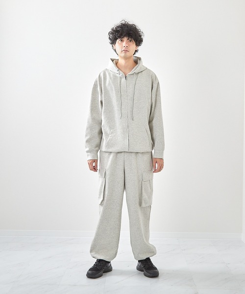 VIBGYOR(ヴィブジョー)の「TCポンチワイドカーゴパンツ(CN)(カーゴパンツ・メンズ・杢グレー/ブラック/ライトグレー・X-LARGE/LARGE/MEDIUM)」の9枚目の写真