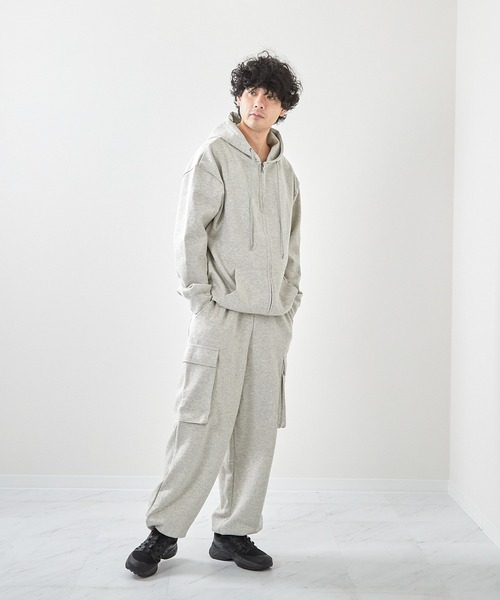 VIBGYOR(ヴィブジョー)の「TCポンチワイドカーゴパンツ(CN)(カーゴパンツ・メンズ・杢グレー/ブラック/ライトグレー・X-LARGE/LARGE/MEDIUM)」の10枚目の写真