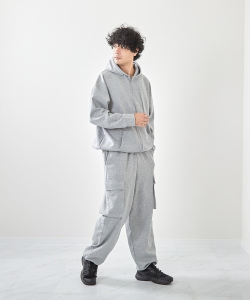 VIBGYOR(ヴィブジョー)の「TCポンチワイドカーゴパンツ(CN)(カーゴパンツ・メンズ・杢グレー/ブラック/ライトグレー・X-LARGE/LARGE/MEDIUM)」の15枚目の写真