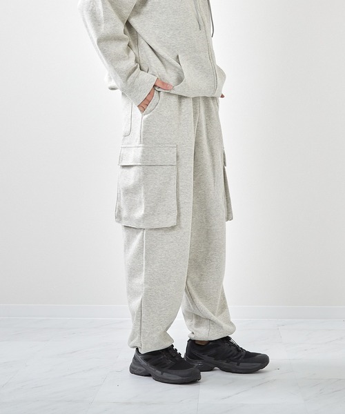 VIBGYOR(ヴィブジョー)の「TCポンチワイドカーゴパンツ(CN)(カーゴパンツ・メンズ・杢グレー/ブラック/ライトグレー・X-LARGE/LARGE/MEDIUM)」の12枚目の写真
