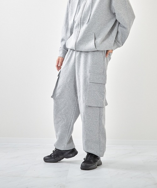 VIBGYOR(ヴィブジョー)の「TCポンチワイドカーゴパンツ(CN)(カーゴパンツ・メンズ・杢グレー/ブラック/ライトグレー・X-LARGE/LARGE/MEDIUM)」の16枚目の写真