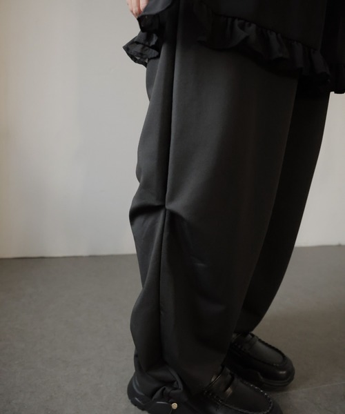 Ulysses(ユリシス)の「シアースカート付きワイドパンツ(その他パンツ・レディース・グレー/ブラック・F)」の21枚目の写真
