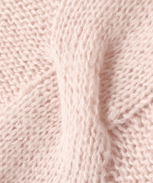 NATURAL BEAUTY BASIC(ナチュラルビューティーベーシック)の「◇【Oggi掲載】クロップドビッグケーブルニット(ニット/セーター・レディース・ピンク/ブルー/オフホワイト・FREE)」の19枚目の写真