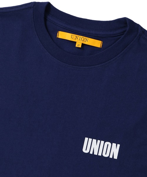 UNION(UNION TOKYO)(ユニオン)の「UNION TOKYO FRONTIN TEE ユニオントーキョー(Tシャツ/カットソー・メンズ・イエロー/ネイビー・XL/L/M/XXL/S)」の14枚目の写真