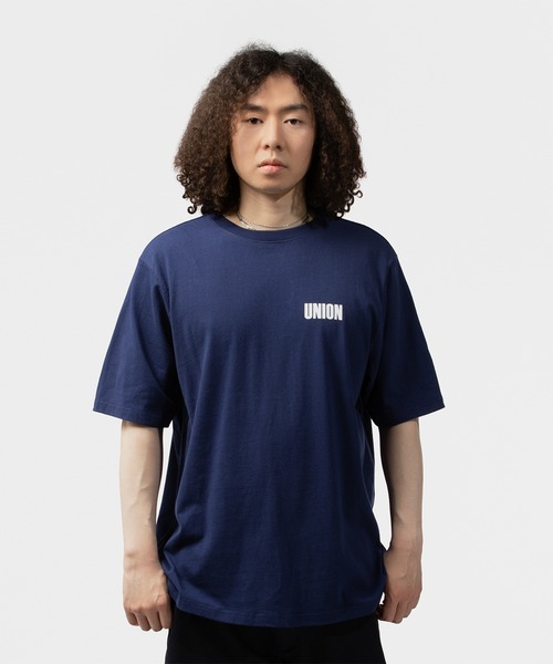 UNION(UNION TOKYO)(ユニオン)の「UNION TOKYO FRONTIN TEE ユニオントーキョー(Tシャツ/カットソー・メンズ・イエロー/ネイビー・XL/L/M/XXL/S)」の7枚目の写真