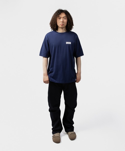 UNION(UNION TOKYO)(ユニオン)の「UNION TOKYO FRONTIN TEE ユニオントーキョー(Tシャツ/カットソー・メンズ・イエロー/ネイビー・XL/L/M/XXL/S)」の9枚目の写真