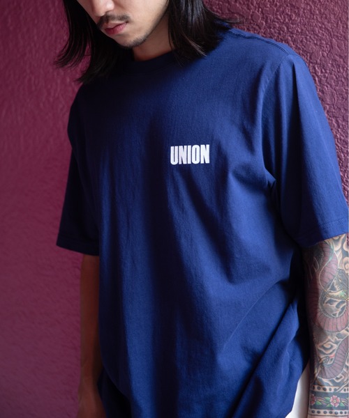 UNION(UNION TOKYO)(ユニオン)の「UNION TOKYO FRONTIN TEE ユニオントーキョー(Tシャツ/カットソー・メンズ・イエロー/ネイビー・XL/L/M/XXL/S)」の18枚目の写真