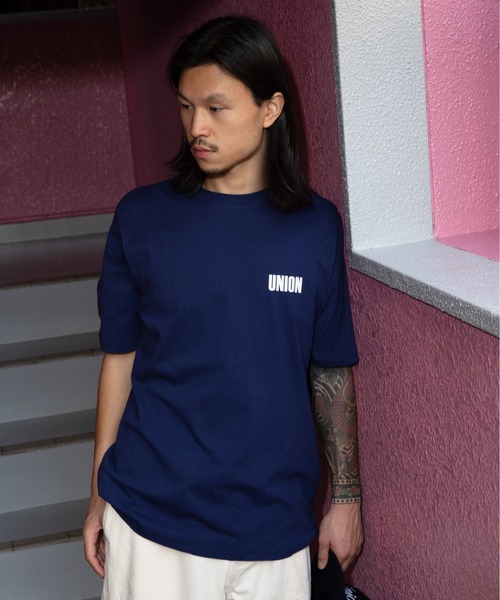 UNION(UNION TOKYO)(ユニオン)の「UNION TOKYO FRONTIN TEE ユニオントーキョー(Tシャツ/カットソー・メンズ・イエロー/ネイビー・XL/L/M/XXL/S)」の20枚目の写真