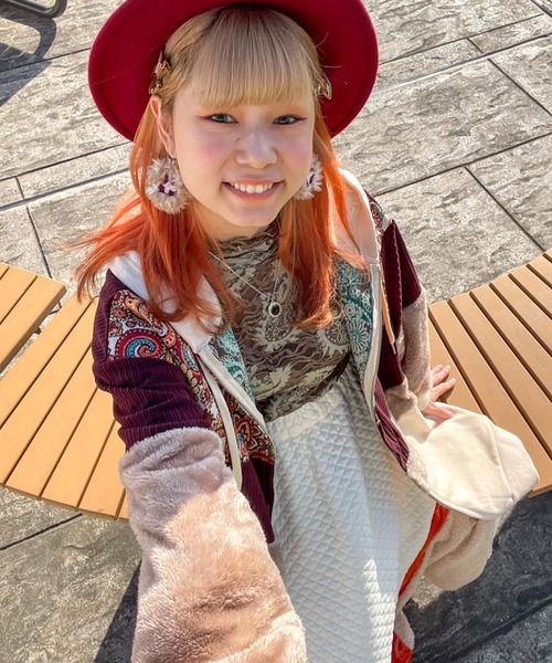 チャイハネ（チャイハネ）の「【チャイハネ】ファーベルMEN'Sジップアップパーカー（パーカー・メンズ・グリーン/ホワイト/ブラック・FREE）」の7枚目の写真