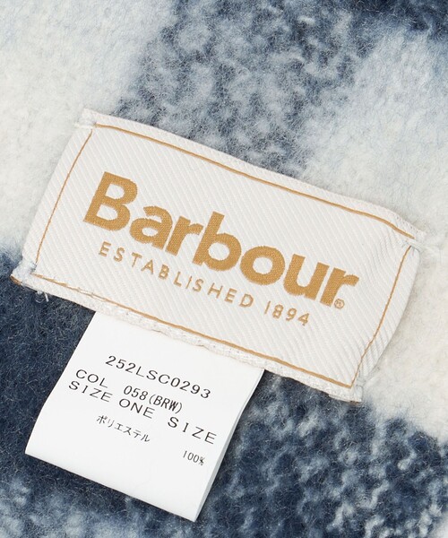 Barbour（バブアー）の「＜Barbour＞タータンチェック マフラー（マフラー・レディース・オフホワイト/オリーブ/グレー系・FREE）」の20枚目の写真