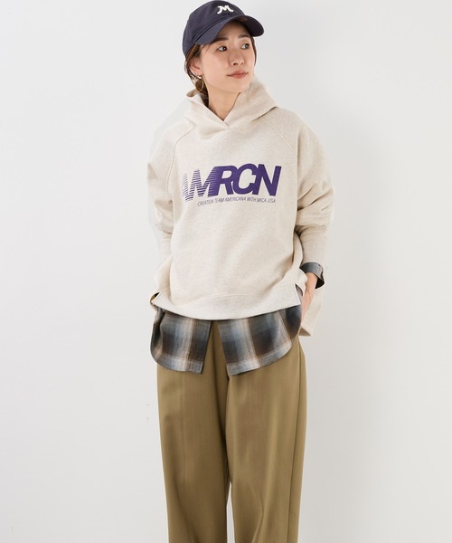 15th ANNIVERSARY 【AMERICANA×MICA&DEAL】ロゴフードパーカー