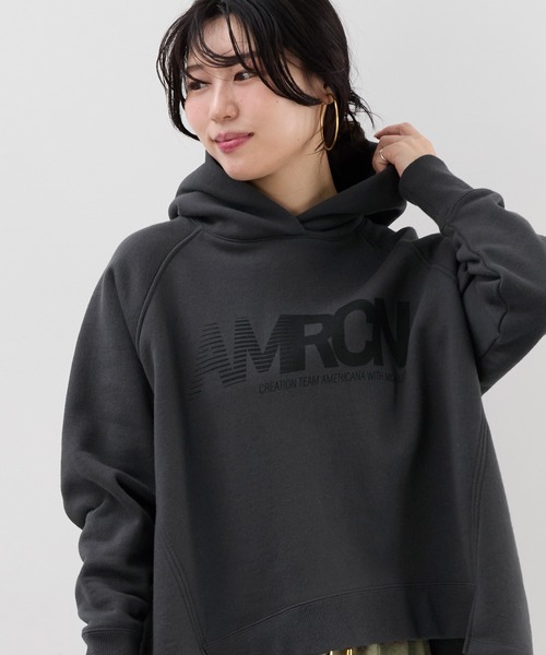 アメリカーナ　フードパーカー 15th ANNIVERSARY 【AMERICANA×MICA&DEAL】ロゴフードパーカー