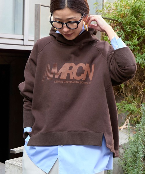 15th ANNIVERSARY 【AMERICANA×MICA&DEAL】ロゴフードパーカー