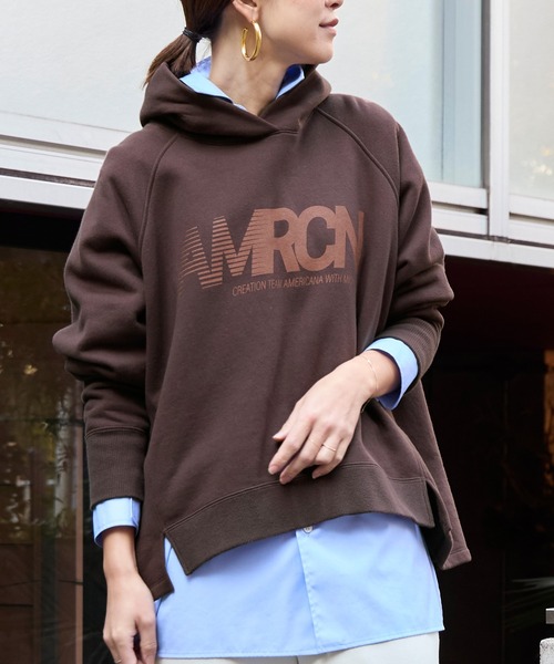 15th ANNIVERSARY 【AMERICANA×MICA&DEAL】ロゴフードパーカー