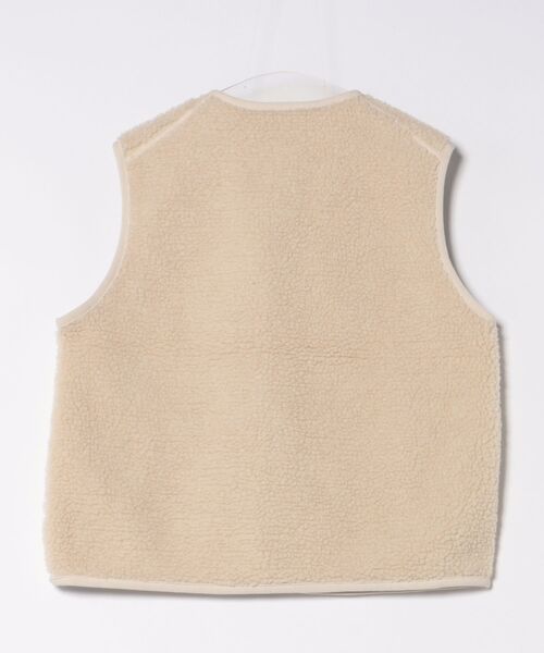 Vincent et Mireille（バンソンエミレイユ）の「【Vincent et Mireille】BOA VEST（ベスト・レディース・ブラック/クリーム・36）」の15枚目の写真