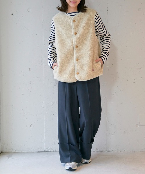 セール】【Vincent et Mireille】BOA VEST（ベスト）｜Vincent et