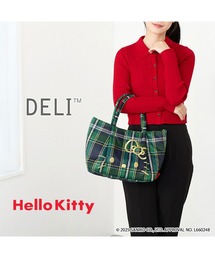 ハローキティコラボ（ハローキティコラボ）の「ルートート / IP.デリ.チェック.ハローキティ-A（トートバッグ）」