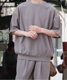 Bling Leads | 【RES】【Bling Leads】梨地　オーバーサイズクルーネックTシャツ(Tシャツ/カットソー)