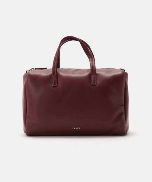 YAHKI(ヤーキ)の「YAHKI/ヤーキ パッファーボストンバッグ YH-759(ボストンバッグ・レディース・ブラック/ボルドー・FREE)」の8枚目の写真