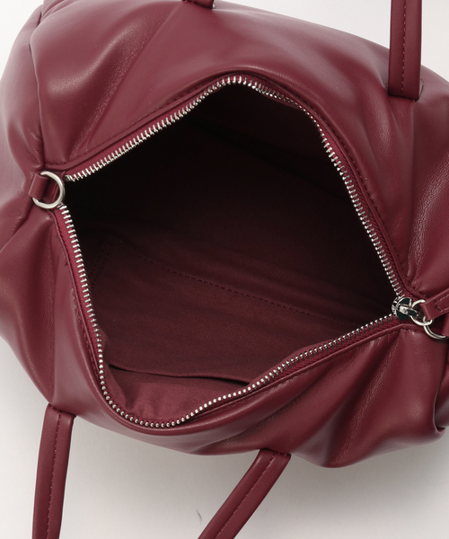 YAHKI(ヤーキ)の「YAHKI/ヤーキ パッファーボストンバッグ YH-759(ボストンバッグ・レディース・ブラック/ボルドー・FREE)」の12枚目の写真