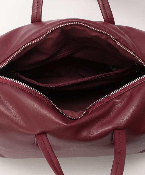 YAHKI(ヤーキ)の「YAHKI/ヤーキ パッファーボストンバッグ YH-759(ボストンバッグ・レディース・ブラック/ボルドー・FREE)」の13枚目の写真