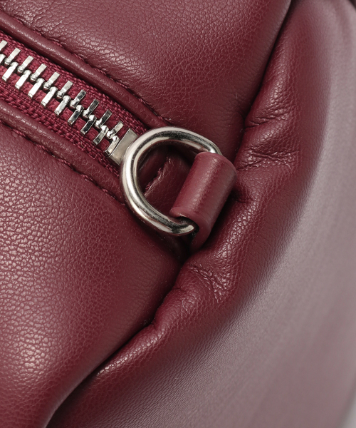 YAHKI(ヤーキ)の「YAHKI/ヤーキ パッファーボストンバッグ YH-759(ボストンバッグ・レディース・ブラック/ボルドー・FREE)」の16枚目の写真