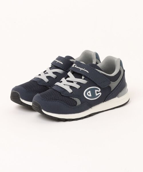Champion(チャンピオン)の「【Champion】CPNJ306(スニーカー・キッズ・ネイビー・22.5cm/23.5cm/23.0cm/24.0cm/21.5cm/22.0cm/16.0cm/17.0cm/18.0cm/19.0cm/20.0cm/21.0cm)」の1枚目の写真