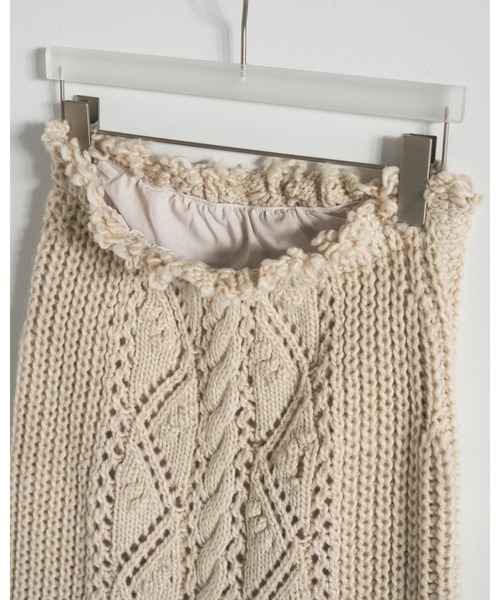 スカート anuke Cable Knit Skirt Cable Knit Skirt（スカート）｜anuke（アンヌーク）のファッション