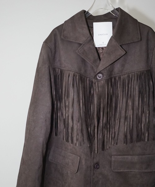 chuclla（チュクラ）の「フリンジオーバージャケット chw25a121（その他アウター・レディース・ブラウン/ブルー・FREE）」の22枚目の写真