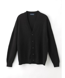 TRANS CONTINENTS | TRANS CONTINENTS　BIZニット　Vネックカーディガン　ブラック/グレー/ネイビー(カーディガン/ボレロ)
