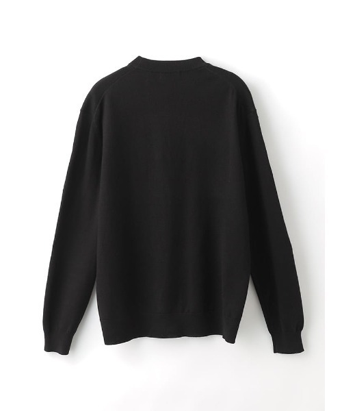 TRANS CONTINENTS(トランスコンチネンツ)の「TRANS CONTINENTS BIZニット Vネックカーディガン ブラック/グレー/ネイビー(カーディガン/ボレロ・メンズ・ネイビー/チャコールグレー/ブラック・LL/M/L)」の5枚目の写真