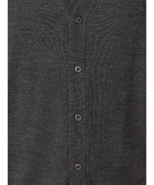 TRANS CONTINENTS(トランスコンチネンツ)の「TRANS CONTINENTS BIZニット Vネックカーディガン ブラック/グレー/ネイビー(カーディガン/ボレロ・メンズ・ネイビー/チャコールグレー/ブラック・LL/M/L)」の15枚目の写真