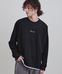 tk.TAKEO KIKUCHI | ドルマンレイヤードスウェット(Tシャツ/カットソー)