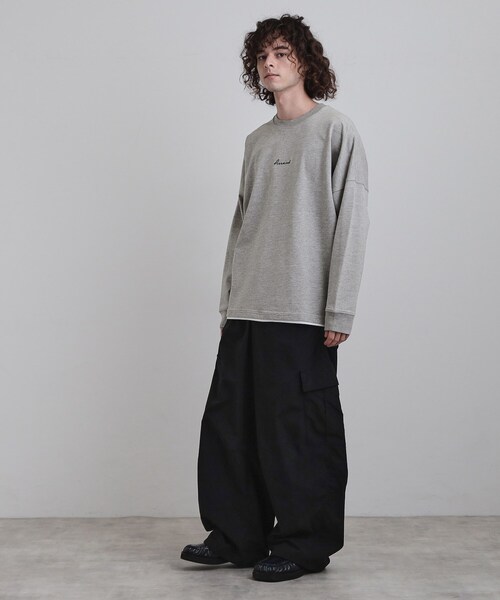 【激レア・非売品】ARMS 懸賞当選スウェットシャツ　オマケ付き セール】ドルマンレイヤードスウェット（Tシャツ/カットソー）｜tk