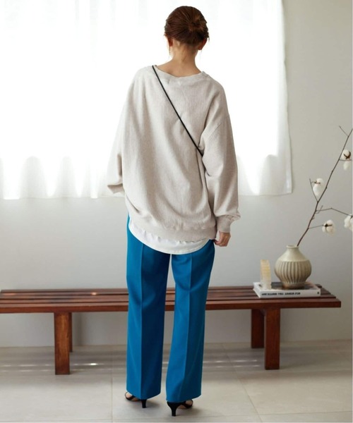 SLOBE IENA(スローブイエナ)の「《WEB限定/追加3》MARSEILLE ロゴスウェット(スウェット・レディース・アイボリー/チャコールグレー・FREE)」の19枚目の写真